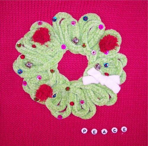 NWT Just Friends Girl's Red Holiday Christmas Sweater + Scarf Set, L (6), $42 - Picture 3 of 4