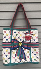 Brighton Love & Joy Shopping Tote Bag Tom Clancy Design Unique Vintage Preowned