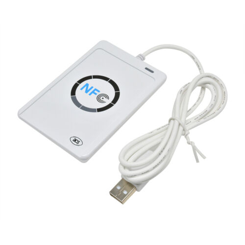 ACR122U NFC Card Reader Writer USB 13.56Mhz RFID Copier Duplicator 424 kbps - Afbeelding 1 van 7