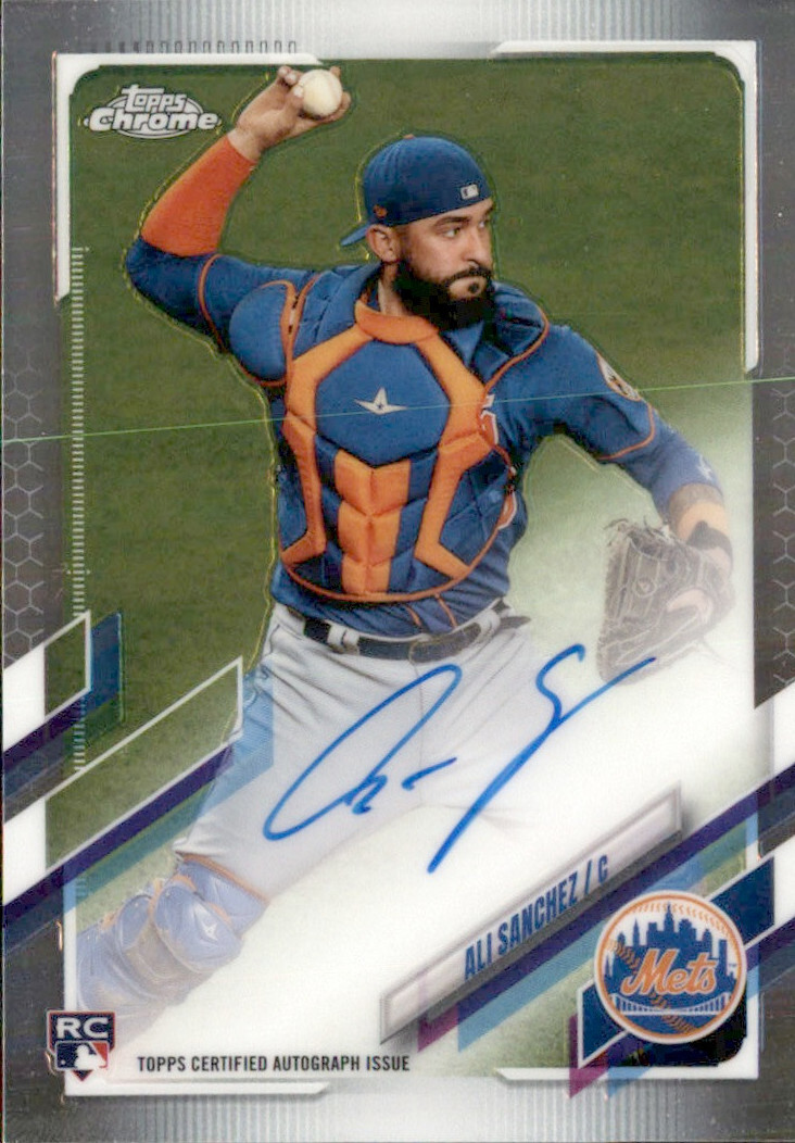 2021 Topps Chrome AUTO New York Mets - RC Ali Sanchez #RA-ALS