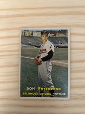 1957 Topps #146 Don Ferrarese - Baltimore Orioles (invM1)