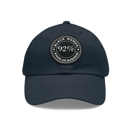 Black Women I Am The 92 Percent Inspirational Leather Patch Cap Gift for her - Picture 20 of 28
