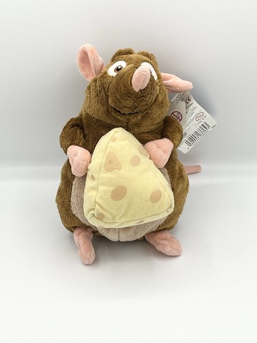Disney Pixar Ratatouille - Emile & Cheese - Soft Plush Toy 8" Zip Purse Storage
