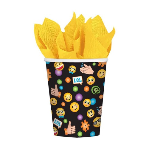 LOL Emoji Luncheon Plates - Pack of 8 - Picture 3 of 12