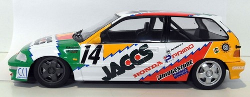 Triple 9 1/18 Scale Resin - T9-1800108 Honda Civic E9 #14 JACCS JICC 1991 - Picture 1 of 5