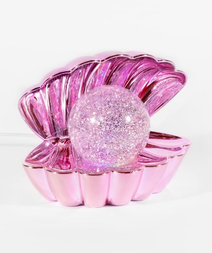 Muschel Lampe Perle Metallic Mint Nacht Stimmungslicht Muschel LED Farbwechsel - Bild 5 von 27