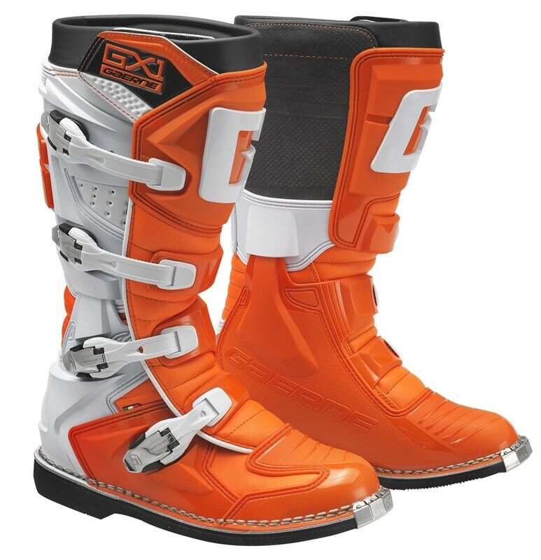 STIVALI BOOTS MOTO CROSS ENDURO SNODO GAERNE GX1 NEW MODEL ORANGE ARANCIO TG 44