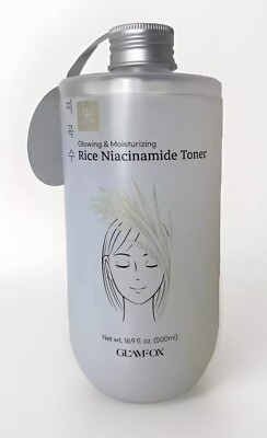 Glamfox Rice Niacinamide Brightening Toner Korean Beauty Tonico de Arroz 16.9oz