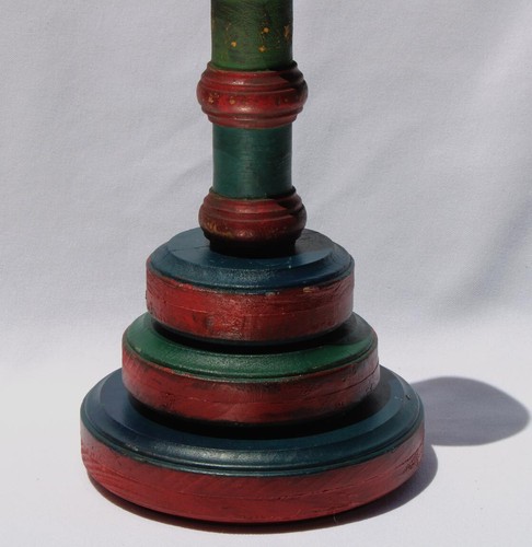Un juego de lanzamiento de anillos de madera pintada con color muy bonito. - Imagen 14 de 19