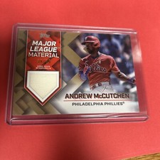 ANDREW MCCUTCHEN 2022 Topps Major League Materials GOLD SP 30/50 PHILLIES/BUCS