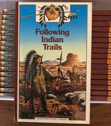 Lot 18 Following Indian Trails Young Discovery Library by Grenier Guided Reading - Picture 1 of 3