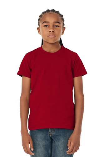 BELLA+CANVAS BC3001Y Youth Short Sleeve Jersey Crew Neck Stylish T-Shirt - Picture 13 of 16