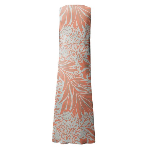 Women Summer Sleeveless Floral Casual Baggy Flowy Maxi Dresses with Pockets - Picture 16 of 34
