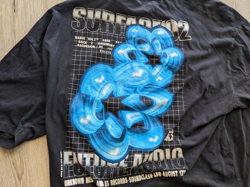 Future Audio 2002 Radio Music Graphic Tshirt Tee Size L Large - Picture 5 of 5