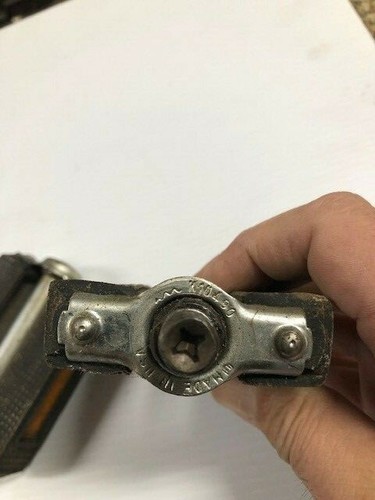  Vintage BIKE EXTRAS  Pedals 1/2”  FOR MOST AMERICAN MADE BIKES HARD RUBBER USA  - Picture 3 of 5