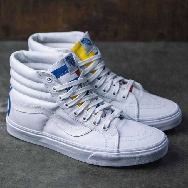 vans sk8 hi 1966 white