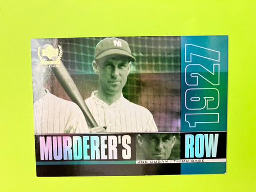2000 UD New York Yankees Legends #MR5 Joe Dugan Murders Row ExMt
