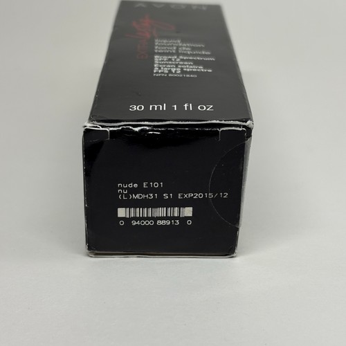 NEW Avon Extra Lasting Liquid Foundation SPF 12 NUDE E101 NOS 2013, 1 fl oz - Picture 2 of 2