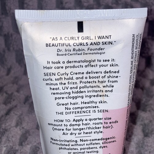 SEEN Curly Creme, Curl Defining , Used Total Weight 4.4 Oz . - Picture 6 of 8