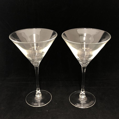  Nordstrom Martini Cocktailglas Mädchen benehmen sich rosa Bargeschirr 2-teilig - Bild 2 von 6