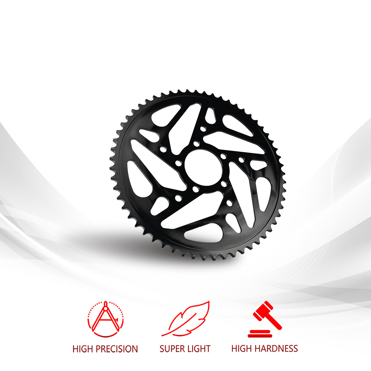 58T Rear Racing Sprocket Aluminum For Sur Ron Light Bee For 58T Rear Racing Sprocket Aluminum For Sur Ron Light Bee For
