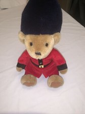 Harrods Knightsbridge London Royal Guard Sitting Bear Plush Toy 13