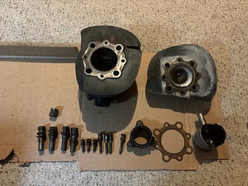 1973 Kawasaki F11 250 Cylinder And Piston Combo Jug Head OEM - Picture 2 of 3