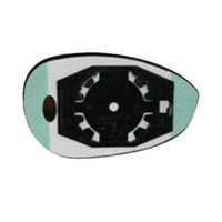 Prasco Spiegelglas AußEnspiegel Rechts Passend FüR Fiat 500 C 312_ 199_