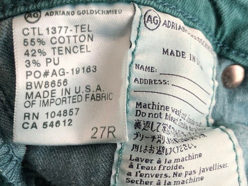 Jd33 27 slim Stevie R la Jeans jambe Goldschmied droite Sz cheville à Adriano Jean Ag Aax6w07q7