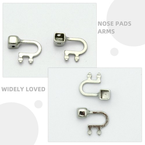 1 Pair of Eye Glasses Nose Pads Arm Eyeglasses Nose Pad Replacements Pieces US - Picture 8 of 12