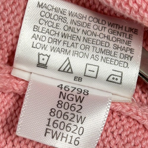 Hanna Andersson Girls Sweater Dress Sz 140 US 10 Knit Pink Nordic Valentine NWT - Picture 13 of 13