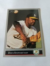 1992 LEAF DAVE STEWART OAKLAND ATHLETICS #258