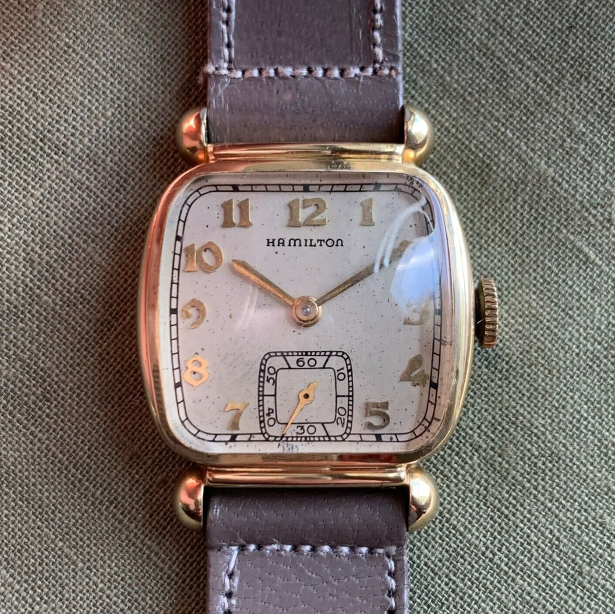 時計 HAMILTON MARTIN BLACK 10K 1946 Hamilton 
