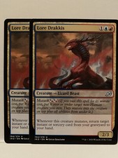 x2 Lore Drakkis Ikoria: Lair of Behemoths 194/274 Pack Fresh