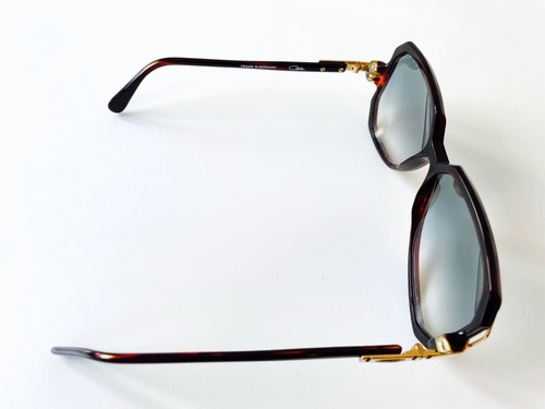 Vintage CAZAL 639 Col 624 Dark Amber Sunglasses W. Germany Large NOS New Lenses - Picture 7 of 12