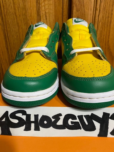 2001 DS NIKE DUNK LOW BRAZIL sz 9.5 624035 331 DIAMOND TRAVIS WTD SUPREME | eBay