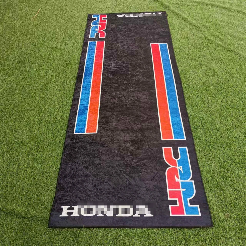 Alfombrilla de piso de garaje para motocicleta taller para Honda Racing HRC Race 31"" x 87"" Foto 2 de 4