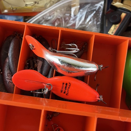 Adventurer Tackle Box & Lures, Reel, Spinners, Etc For Ocean Big Fish 6 trays - Picture 7 of 24