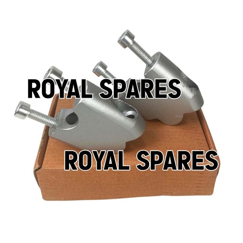 "HANDLE BAR RISER, SILVER" FIT FOR ROYAL ENFIELD INTERCEPTOR 650 - Picture 10 of 17