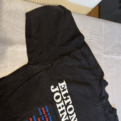 Vintage Elton John Billy Joel T Tee Shirt XL Schwarz / Kurzarm 1994 Tour - Bild 9 von 15