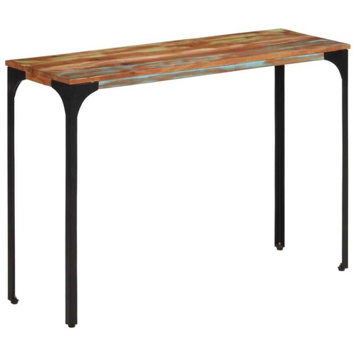 Solid Wood Reclaimed Console Table Hallway Entry Wooden Desk Display Shelf - Picture 2 of 10