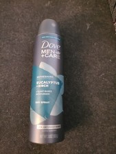 DOVE Men + Care Refreshing EUCALYPTUS BIRCH Dry Spray Deodorant 3.8 Oz (BB25)