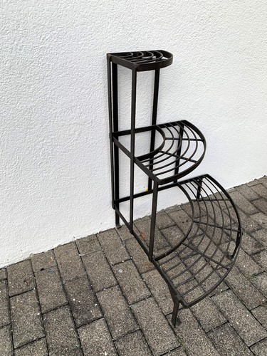 dekorative Blumen-Treppe, Ständer, Gestell, Pyramide, Eisen stabil u. wetterfest - Bild 3 von 5
