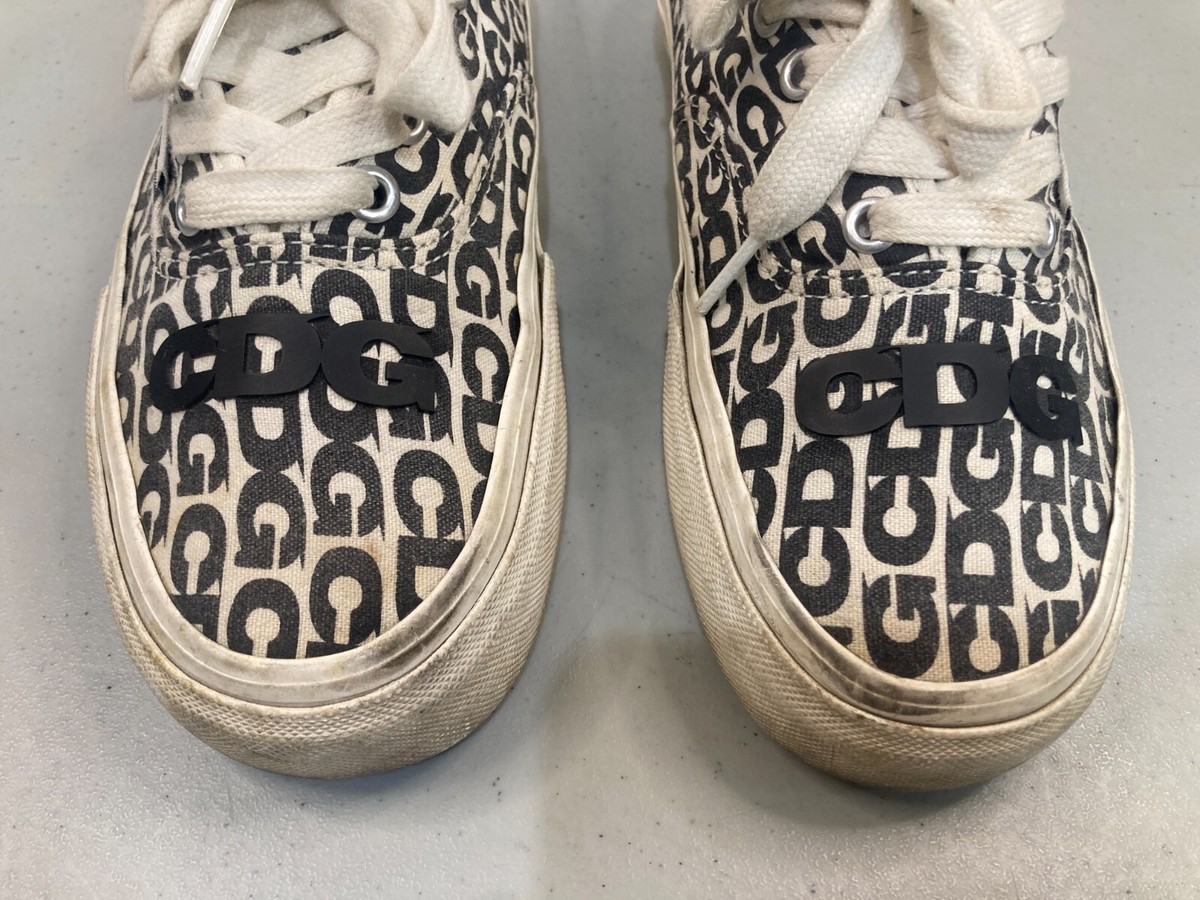 靴 OG Authentic LX CDG Print Blanc De Blanc Comme Des Garçons X OG Authentic LX 'CDG Print Blanc De