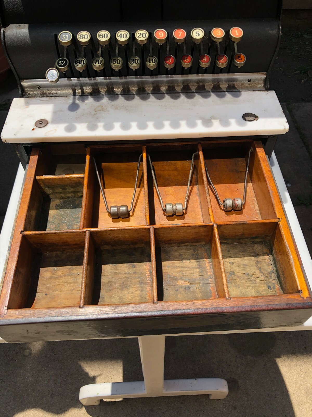 Antique National Cash Register Candy Store NCR Barber Shop 306 - Picture 11 of 11