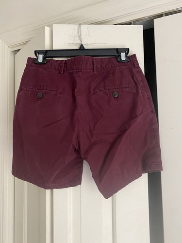 Club Monaco Burgundy Men's Shorts 28 - Picture 3 of 3