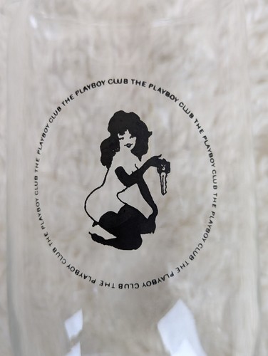 VINTAGE PLAYBOY Cocktail Mixing Glass Barware Leroy Neimans Femlin Bunny - Picture 3 of 5