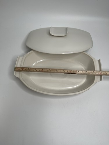 Homer Laughlin Celeste überdachte Gemüse Servierschüssel B1447 Cottage China EUC - Bild 4 von 7