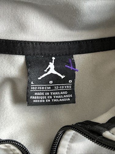 Nike Jordan Track Jacket  Boys Sz L (12-13 Yrs) Full Zip Pockets Jumpman Logo - Picture 7 of 7