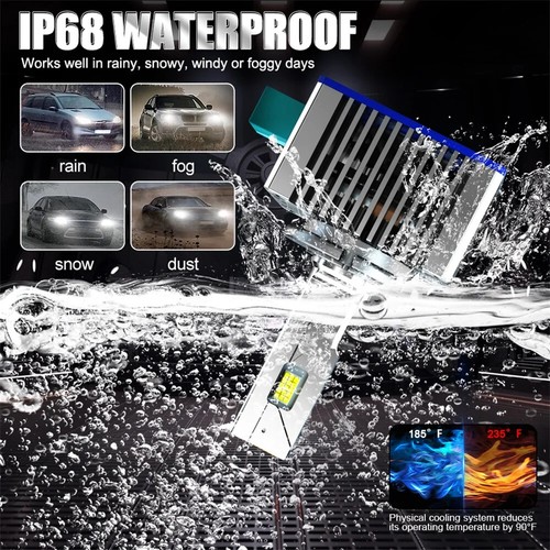 LED Headlights D2S D3S D4S D5S Car Lamp Plug&Play 1:1 To Turbo Car Bulb Headlamp - Picture 18 of 24